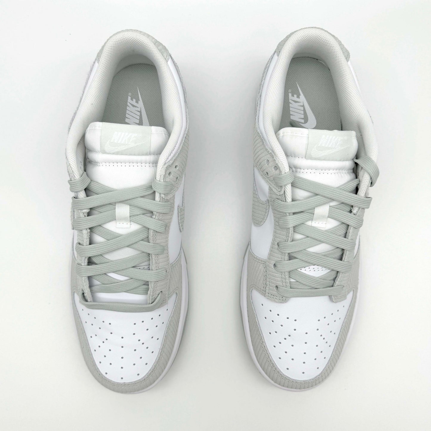 Nike Dunk Low Light Silver Corduroy