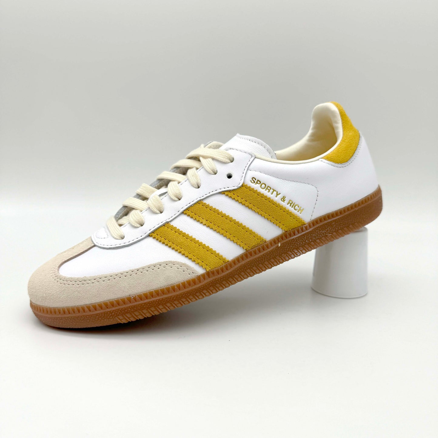 adidas Samba Sporty & Rich White Bold Gold – Sohle | MW Sneakergoods