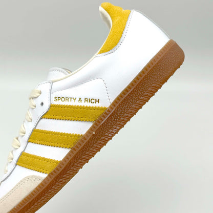adidas Samba Sporty & Rich White Bold Gold – Seitenansicht | MW Sneakergoods