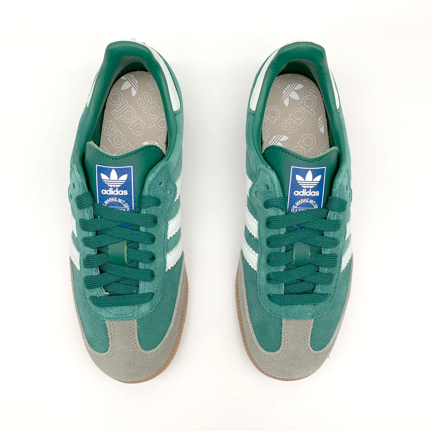 adidas Samba OG Collegiate Green Gum Grey Toe – Detailansicht | MW Sneakergoods
