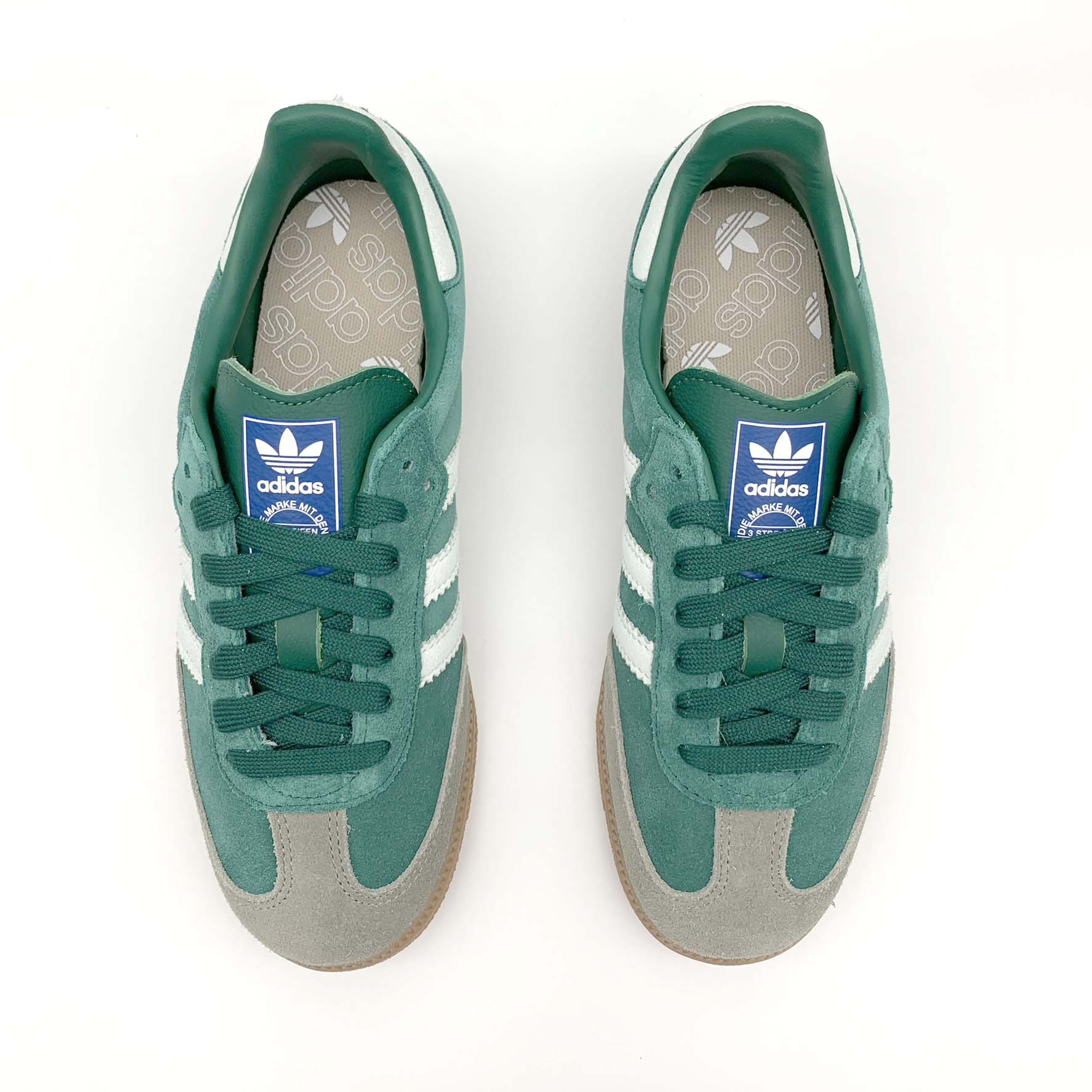 adidas Samba OG Collegiate Green Gum Grey Toe – Detailansicht | MW Sneakergoods