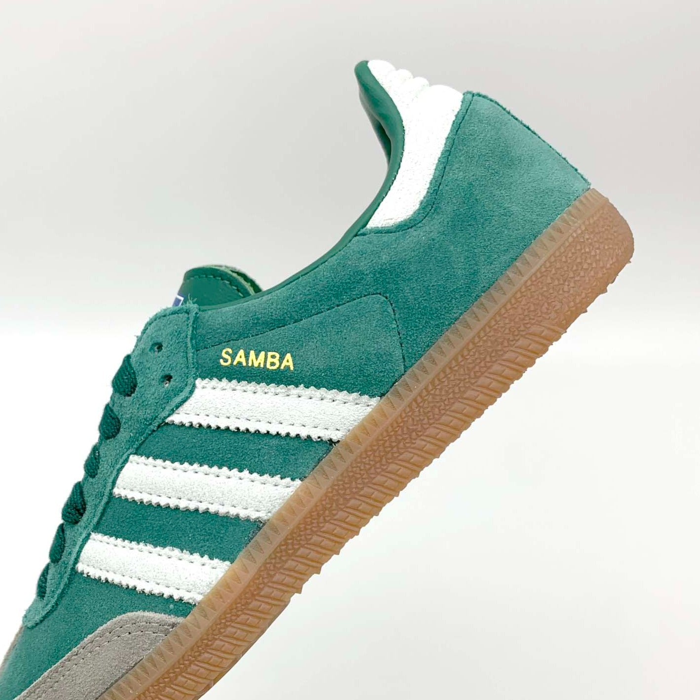 adidas Samba OG Collegiate Green Gum Grey Toe – Seitenansicht | MW Sneakergoods