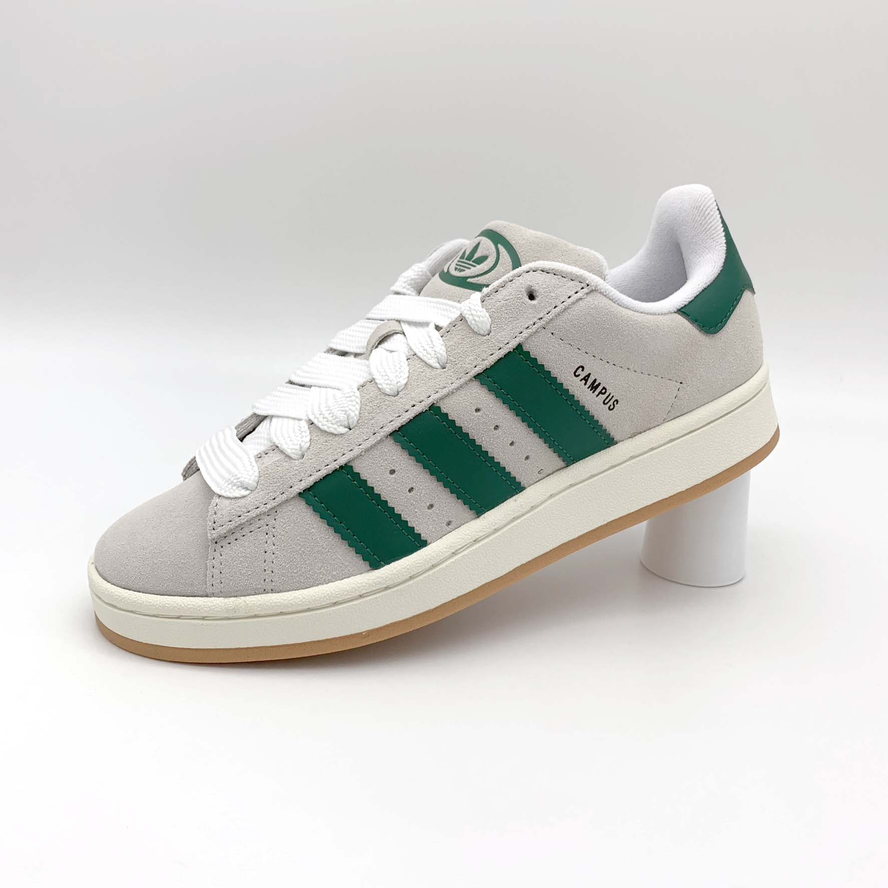 adidas Campus 00s Crystal White Dark Green