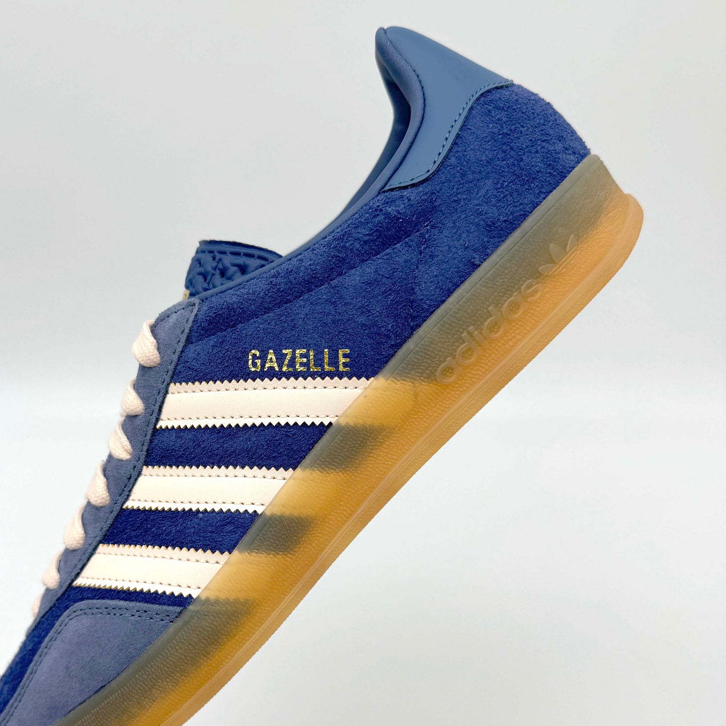 adidas Gazelle Indoor Dark Blue Bliss Orange – Frontalansicht | MW Sneakergoods