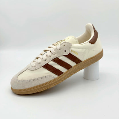 adidas Samba OG Cream White Preloved Brown – Detailansicht | MW Sneakergoods