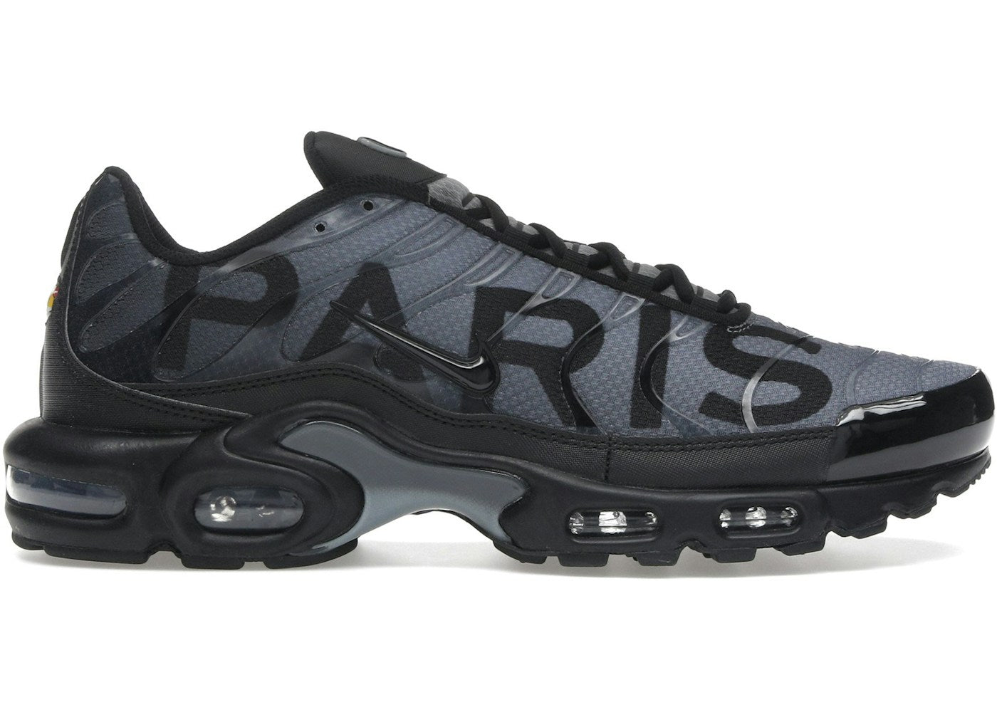 Nike Air Max Plus PSG Paris Saint-Germain Black Particle Grey