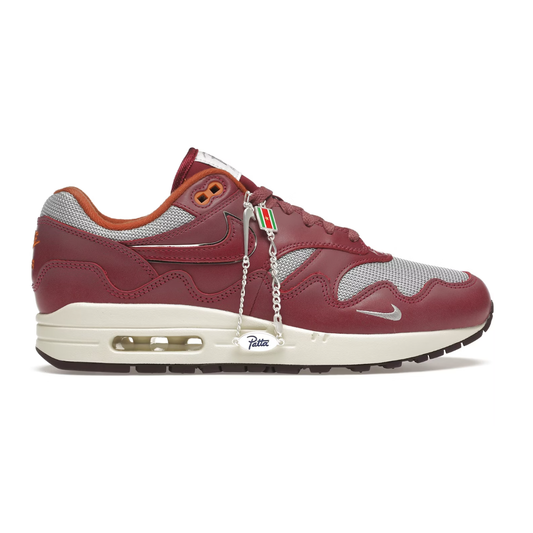 Nike Air Max 1 Patta Waves Rush Maroon (with Bracelet)
