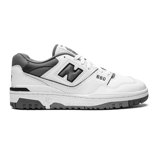 New Balance 550 White Grey Dark Grey