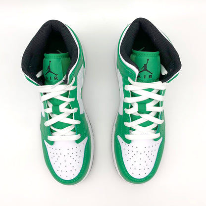 Jordan 1 Mid Lucky Green – Detailansicht | MW Sneakergoods