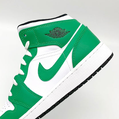 Jordan 1 Mid Lucky Green – Seitenansicht | MW Sneakergoods