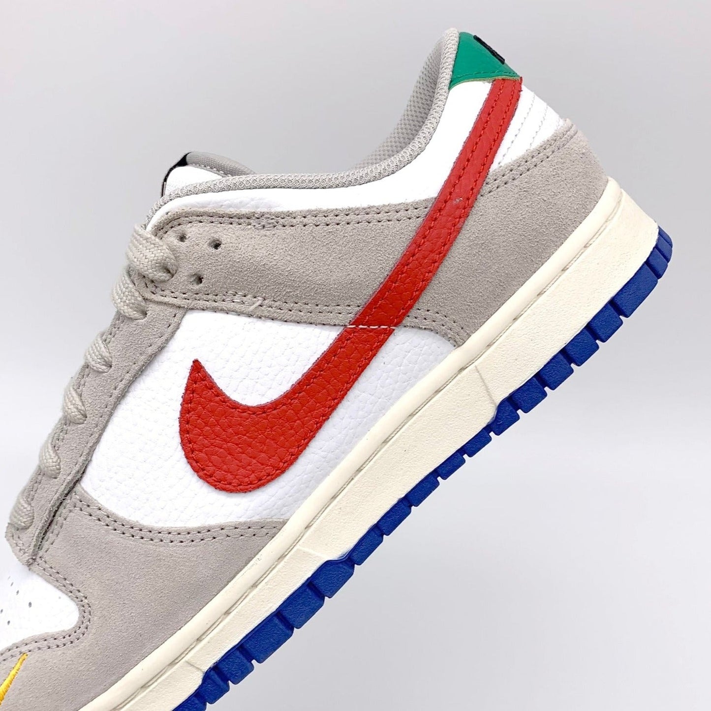 Nike Dunk Low Light Iron Ore Red Blue
