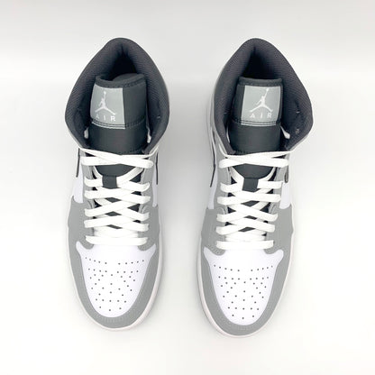 Jordan 1 Mid Light Smoke Grey Anthracite – Detailansicht | MW Sneakergoods