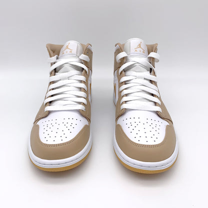 Jordan 1 Mid Tan Gum – Rückansicht | MW Sneakergoods