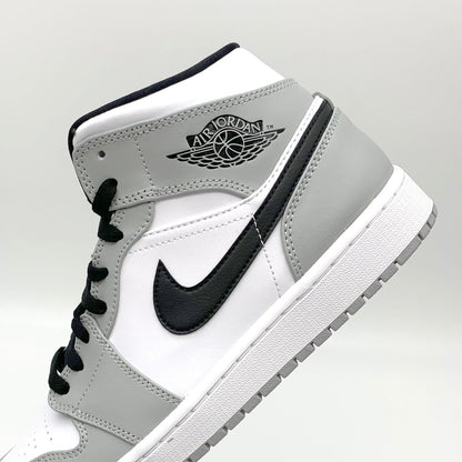 Jordan 1 Mid Light Smoke Grey – Seitenansicht | MW Sneakergoods
